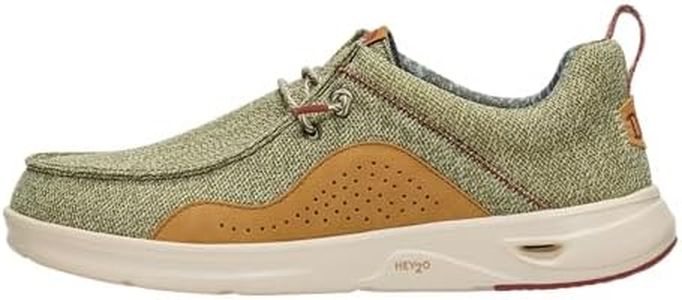 HEYDUDE Men’s Wally Hey2O Mesh Slip On Shoes, Burnt Olive/Multi Size 9 | Lightweight Comfort for Beach Days, Travel and Everyday Wear
