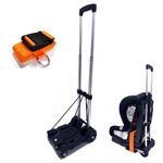 Car Seat Travel Cart for Airport - Carseat Roller for Traveling,Extendable Base Plate, Foldable, Storable, and Stowable Under Your Airplane seat or Over Head Compartment