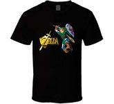 Zelda Ocarina of Time T Shirt 2XL Black