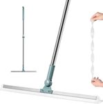 TOY OASIS Heavy Duty Magic Broom Silicon Floor Wiper, Premium Floor Cleaning Squeegee,erfect for Bathroom and Kitchen Floors, Stainless Steel Extendable Handle, Easy Floor Cleaning Tool