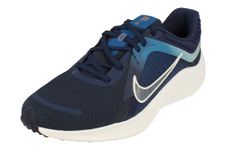 NIKE Quest 5 Mens Running Trainers DD0204 Sneakers Shoes (UK 11 US 12 EU 46, Midnight Navy Pure Platinum 400)