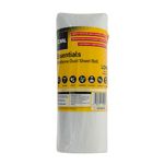 Coral 72204 Essentials 100 Sqm (2M X 50M) Polythene Dust Sheet Roll Drop Cover Spill Splash Protection for Painting