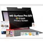 Surface Pro 8/9 13 Inch Privacy Screen Filter - NO Eye Strain | Anti-Blue Light + Anti-Glare | No Dry Eyes | Privacy Screen Protector | Touch Screen Enabled