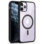 Zapcase Back Case Cover for iPhone 11 Pro Max | Compatible for iPhone 11 Pro Max Back Case Cover | Scratch-Resistant Back Case Cover | Black