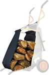 WORX Aerocart Wheelbarrow Firewood Carrier, canvas Alloy Steel, Orange, 6 x 12 x 20 inches