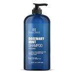 Botanic Hearth Rosemary Shampoo 16 oz – Rosemary Oil Shampoo de Romero for Hair Growth with Biotin & Mint – Sulfate Free,Thicker & Fuller Hair – Deep Cleansing & Nourishing