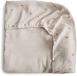 Mushie Fitted Crib Sheet | Extra So