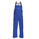 Grundens Men’s Neptune Commercial Fishing Bib Pants | Waterproof, Adjustable, Ocean Blue, Medium