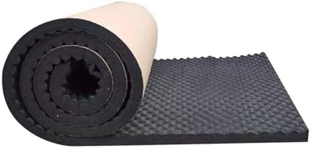 Camiraft Tapis Insonorisant pour Voiture,Amortisseur D'isolation Phonique Thermique De Voiture Acoustique Anti-Bruit Coton,Cellule Mousse Auto Adhésif Isolation Thermique - 100x50x2cm