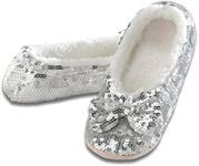 Snoozies Women's Ballerina Metallic