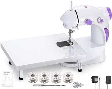 JAXHOM Advance Sewing Machine Electric With Table Set I Mini Silai Machine With Focus Light, Foot Pedal And Adapter I Stitching Machine For Home Tailoring