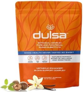 Dulsa Metabolic Sweetener – 100% Plant-based, Sugar Substitute - Non-Erythritol, Allulose & Monk Fruit Sweetener with Probiotics – Diabetic & Keto Friendly- Non-GMO - Scoop Included, 150 Servings