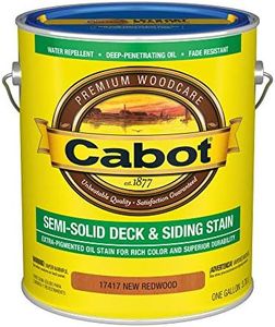 Cabot Semi-Solid Wood Stain + Sealer, Low VOC, New Redwood, Gallon