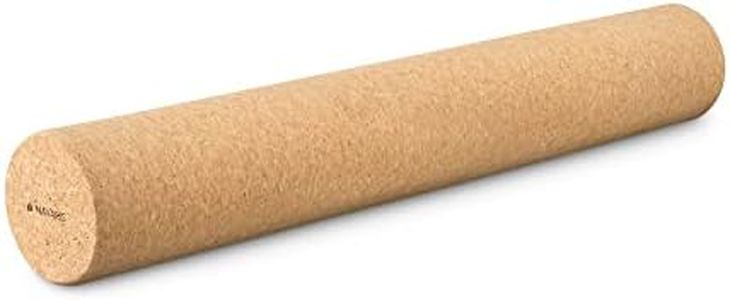 Navaris Cork Roller - Fitness Sport Yoga Cork Tube for Legs, Back, Muscles - Large, 4 x 24"