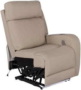 Thomas Payne® Seismic Series Luxury RV Theater Seating Recliner - Left Arm, Altoona – Remote Control Power Recline, Massage and Lumbar – Power Port Accessory Compatible – 2020134975