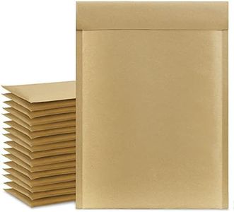 UCGOU Natural Kraft Bubble Mailers 6x10 Inch 50 Pack Brown Padded Envelopes #0 Small Business Mailing Packages Self Sealing Tear Resistant Boutique Bulk Mail Shipping Bags for Jewelry Makeup Supplies