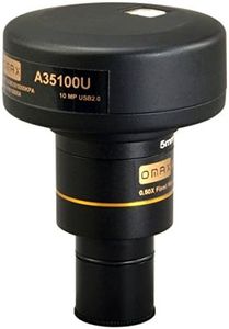 OMAX 10.0MP Digital USB Microscope Camera with Advanced Software and Calibration Slide (Windows 8 & 10, Mac OS X, Linux Compatible) 10MP