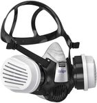 Dräger Gas Mask X-plore 3300 + 2x ABEK1 Hg P3 RD Gas Filters, Professional Respirator Mask for Chemical fumes, Toxic Gas,Organic Vapours, Pesticide, Spray Painting Mask, Resin Epoxy EN143 Size L