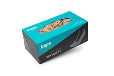 Kaps Try Socks, Hygienic Pop Socks Ideal for Trying on Shoes, Box of Disposable Foot Stockings, 72 Pairs of Uni-size 20 Denier Nylon Foot Socks