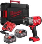 Milwaukee M18FHIW2F12-502X 18v Fuel 1/2" High Torque Impact Wrench with Friction Ring Kit **NEW GEN**