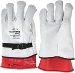 OTC 3991-12 Large Hybrid Electric Safety Gloves, Size Large (1 pair) , White