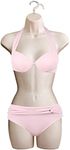 DisplayTown Flesh Female Mannequin Hollow Back Dress Body Torso Dress Form & Hanging Hook, S-M Sizes (1)
