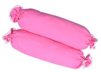 MK HANDICRAFT Soft Bolster Pillow for Baby Round Pillow , Polyester Pillow Comfy Synthetic Fibre Filling Bolster / Bolster Pillow for Babies / Polyester Pillow Filling / Washable Bolster Pillow