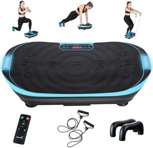 Skandika Vibrationsplatte V2 | Fitnessgerät für Muskelaufbau, Ganzkörper, Oszillation 6 – 13 Hz, bis 120 kg, Vibrationsbrett Fitness, Vibrationsplatten für Zuhause, Sportgerät Heimtraining, mit Griff