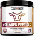 Collagen Powder 500g - Hydrolysed Collagen Peptides Powder - High Protein Bovine Collagen Supplement - Grass Fed, Hormone Free - Rich in Amino Acids - for Hair, Nails & Skin