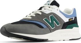 New Balance Men’s, 997H Sneaker, Castlerock/Black/Heron Blue, 9 UK