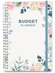 Budget Planner - Monthly Finance Organizer with Expense Tracker Notebook to Manage Your Money Effectively, Undated Finance Planner/Account Book, Start Anytime, 1 Year Use, A5, Floral