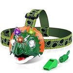 Dinosaur Headlamp with Whistle for 