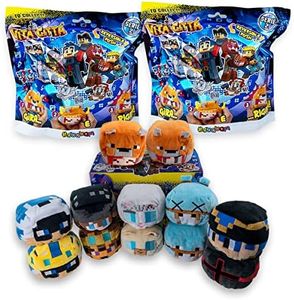 #sbabam, Tpoc Plays Vita in Città Plush, Giochi per Bambini da Edicola, Peluche Reversibile, Piccoli Pupazzi Collezionabili, Pupazzo Gioco per Bambino, Regalo Bambini Pupazzetti, Pack da 2