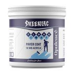 SHEENLAC Paver Coat 4L — Grey | Water-Based Acrylic Floor Paint | Covers 32-40 Sq Metres | Durable, UV Resistant and Weatherproof | Self-Crosslinking Formula.