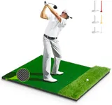 Premium Dual-Turf Golf Mat Set: 5 x