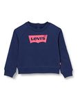 Levi'S Kids Lvg Key Item Logo Crew Baby Girls 6 Months Medieval Blue