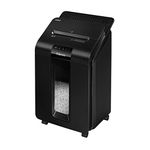 Fellowes Automax 100M Auto Feed Shredder (4629001) Shredder,Black, 26.4" x 15.4" x 14.6"