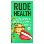 Rude Health Chickpea Lentil Crackers, 120 Grams (Pack of 5)