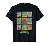 TMNT All Characters Square Design T-Shirt