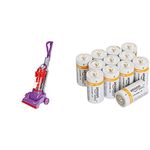 Casdon 610 Toy Dyson DC14 & Amazon Basics C Cell Alkaline Batteries [Pack of 12]