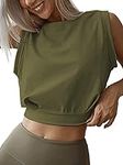 Crop Tops for Women Athletic Shirts