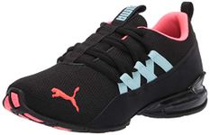 PUMA Womens Riaze Prowl Cross Trainer, Puma Black-Ignite Pink-Aquamarine, 7.5