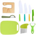 HOTUT 9 PCS Kitchen Safety Knives f