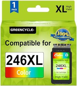246XL Color Ink Cartridge Compatible for Canon CL-246XL CL-246 CL-244 Pixma MX490 MG2522 MG2525 MG2920 MG2922 MG2924 MG3020 MG3022 MG3029 TS3120 TS3122 TS202 TS302 (Tri-Color, 1 Pack)
