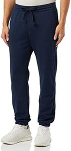 Champion Rochester 1919 Logo Elastic Cuff Pantalon de survêtement, Bleu Marine (Eco-fuure), L Homme