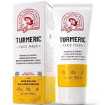 Turmeric Face Mask, 100% Organic Turmeric with Dead Sea Mud and Bentonite Clay Face Mask - Acne Face Mask, Brightens and Firms Skin, Helps to Reduce Acne and Dark Spots, 70 ml