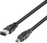 PASOW Firewire Cable 4 Pin to 6 Pin iLink DV Cable Firewire 400 IEEE 1394 Cord for Computer to Digital Camera Camcorder - 6 feet