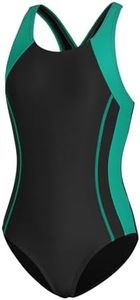 BeautyIn Big Kids Girls Swimwear Athletic One Piece Training Bathing Suit