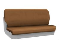 Coverking Custom Fit Front Bench Seat Cover for Select Chevrolet Models - Polycotton Drill (Tan)