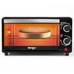 Milton 10L OTG Oven Toaster Griller for Kitchen | 800W | Royal Black Finish | Auto Shut-Off | 250°C Thermostat | Timer, Bell & Tempered Glass | Easy to Clean | Includes Grill Rack & Baking Tray